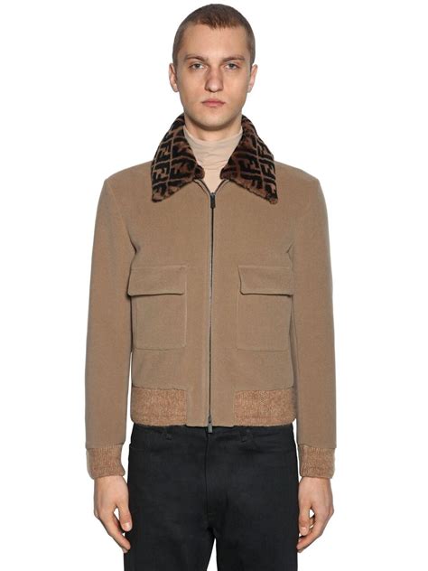 fendi jacke herren|fendi bomber jacket men's.